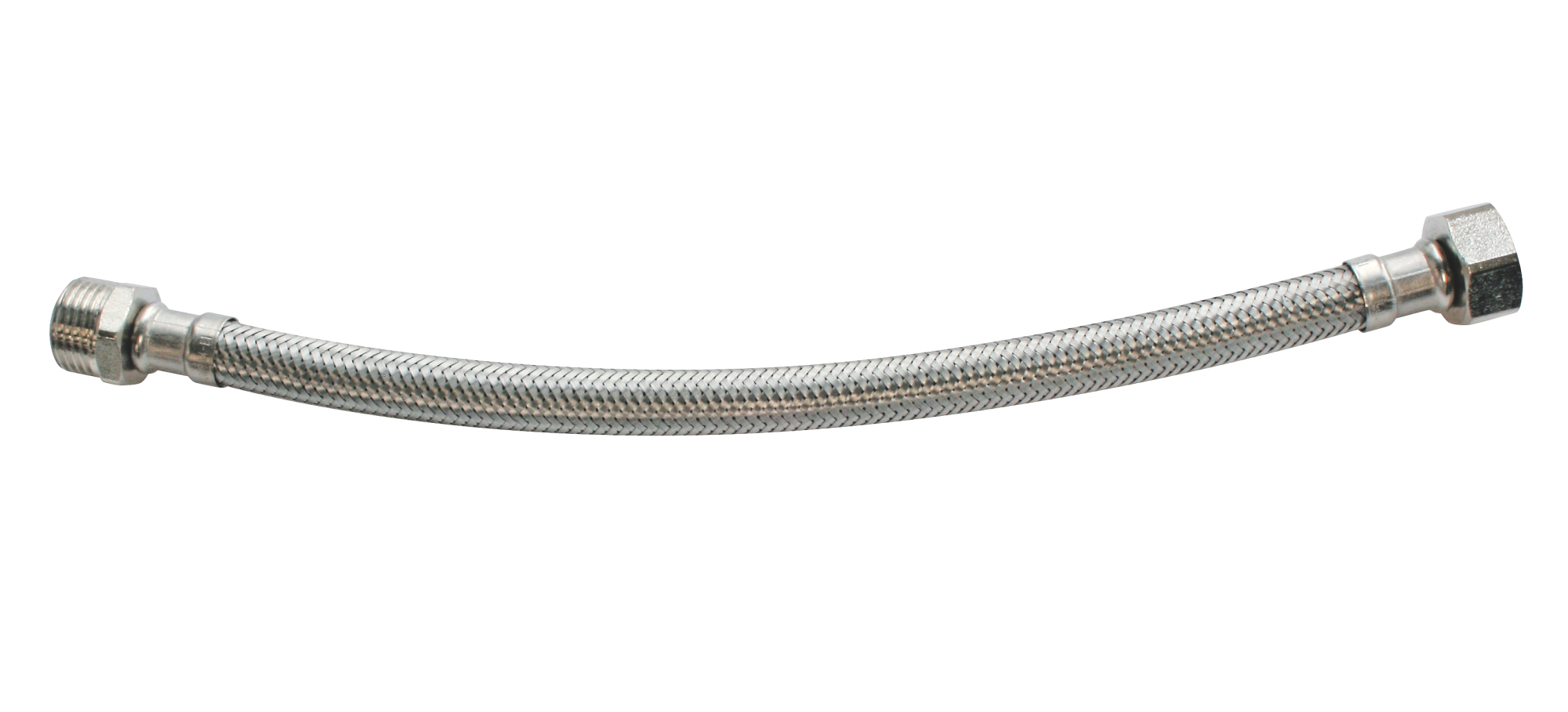 SOMATHERM FOR YOU - Flexible sanitaire - Raccord mâle 1/2" écrou tournant 1/2" - L = 1000mm - DN10