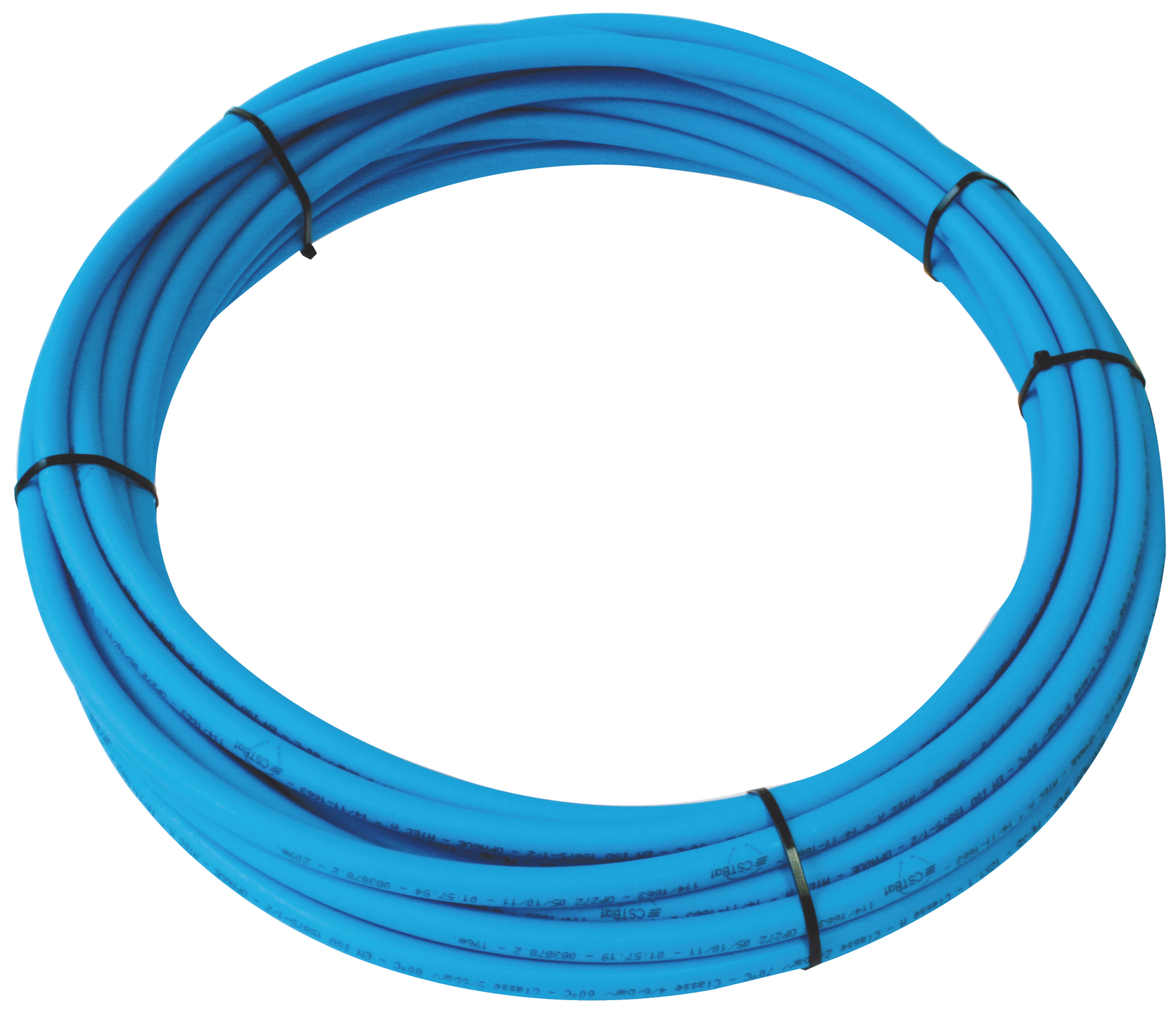 SOMATHERM FOR YOU - Couronne de tube PER Ø16 nu bleu - longueur 25m