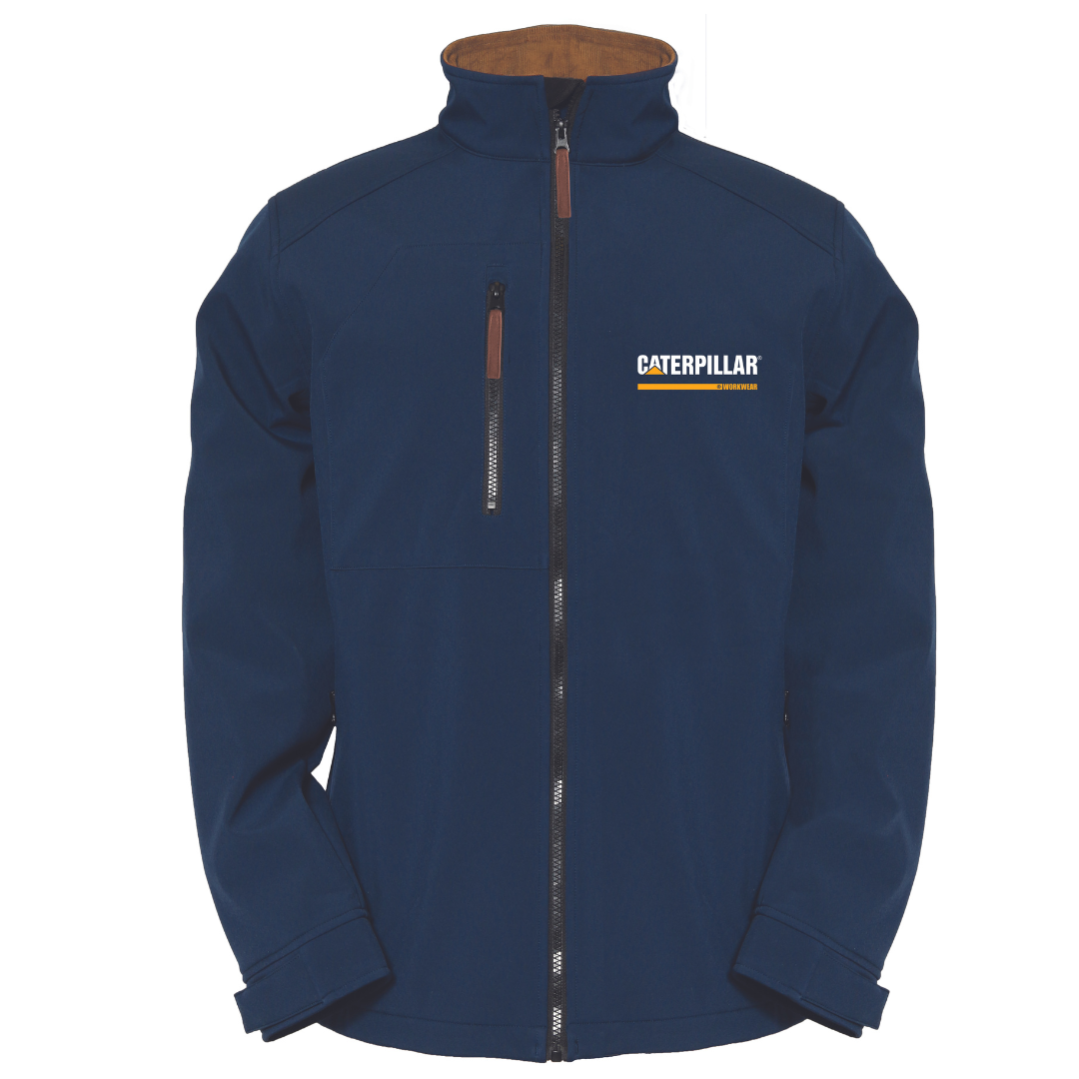 VESTE SOFTSHELL BLEUE CAT TAILLE M