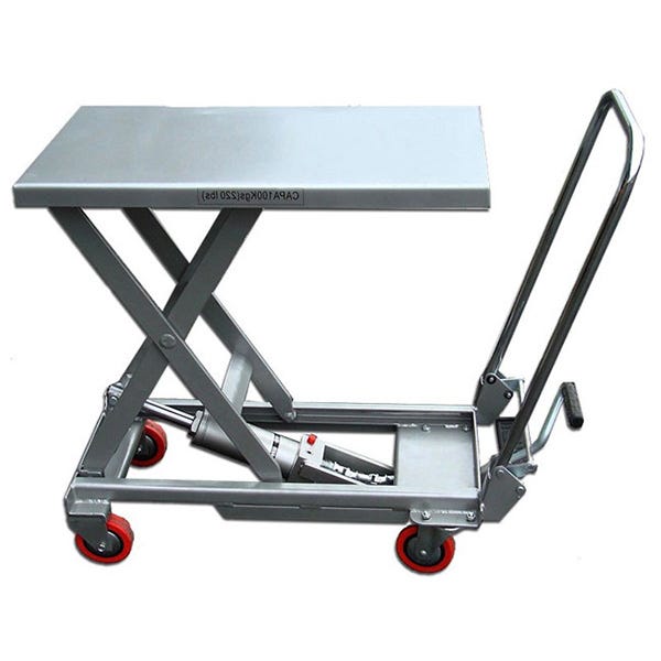 Table élévatrice manuelle aluminium - BAL100 0