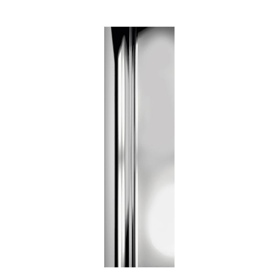 Schulte porte de douche pivotante extensible, 70-80 x 185 cm, verre 5 mm, profilé aspect chromé, verre transparent 3