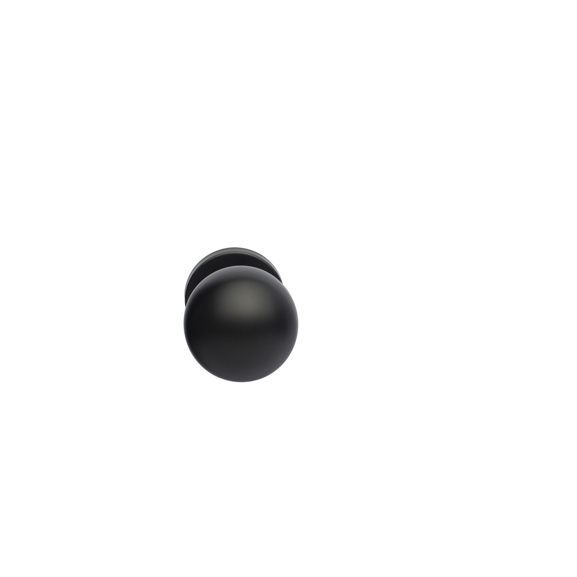 Bouton de porte Jade BP02 diamètre 55 mm noir mat - HERACLES - B-INOX-BP02N 2