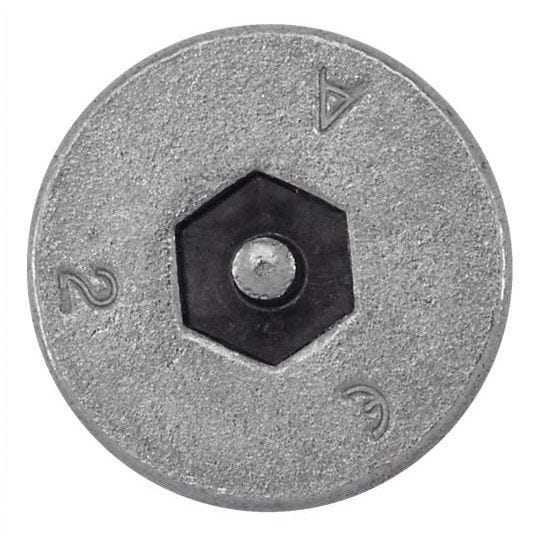 Vis à métaux tête fraisée hexagonale creuse inviolable A2 DIN 7991 8X50 boîte de 50 - ACTON - 628018X50 1