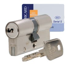 Cylindre Serial S 40x40 mm fourni avec 4 clés - BRICARD - 4530180