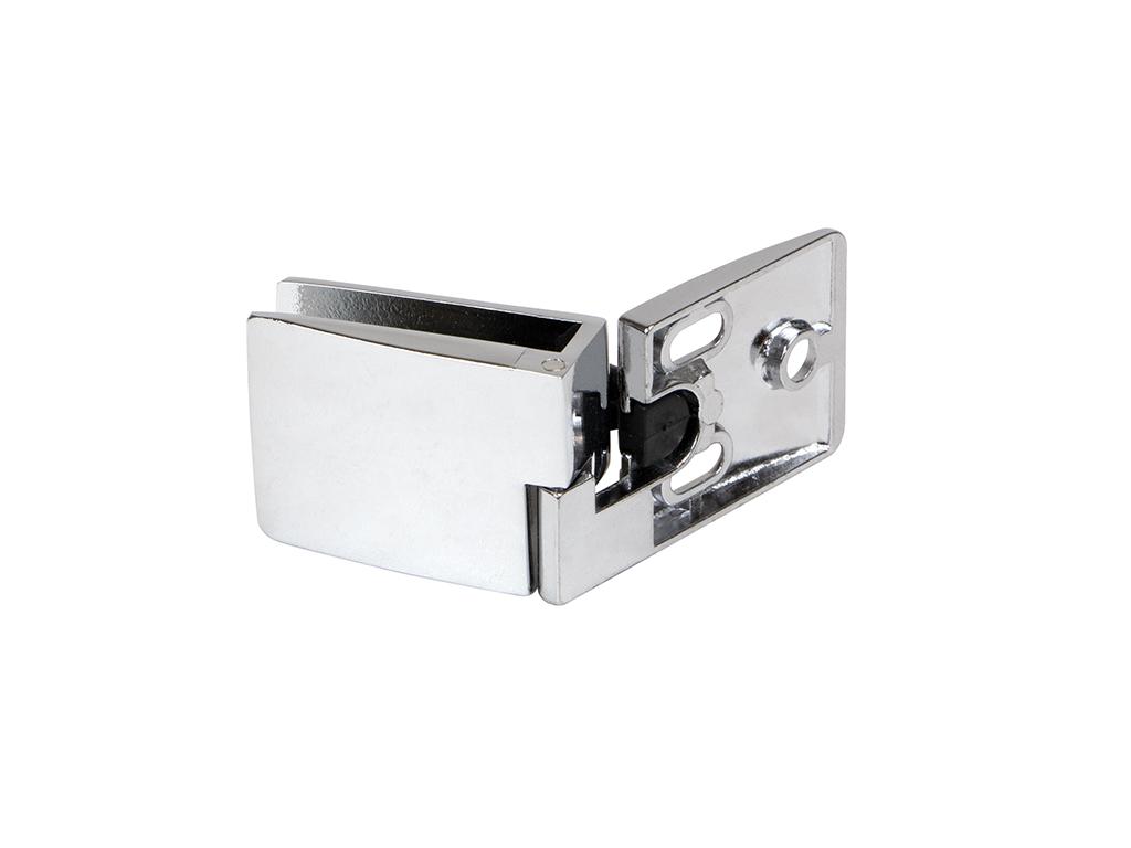 Paire de charnières porte verre chromées EP4-5 mm - BLUM - 1205011 X 2