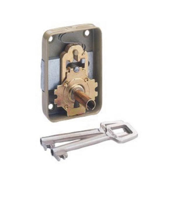 Serrure sureté 3 gorges 224 sur plaque 60/35 gauche - VACHETTE - 11555000