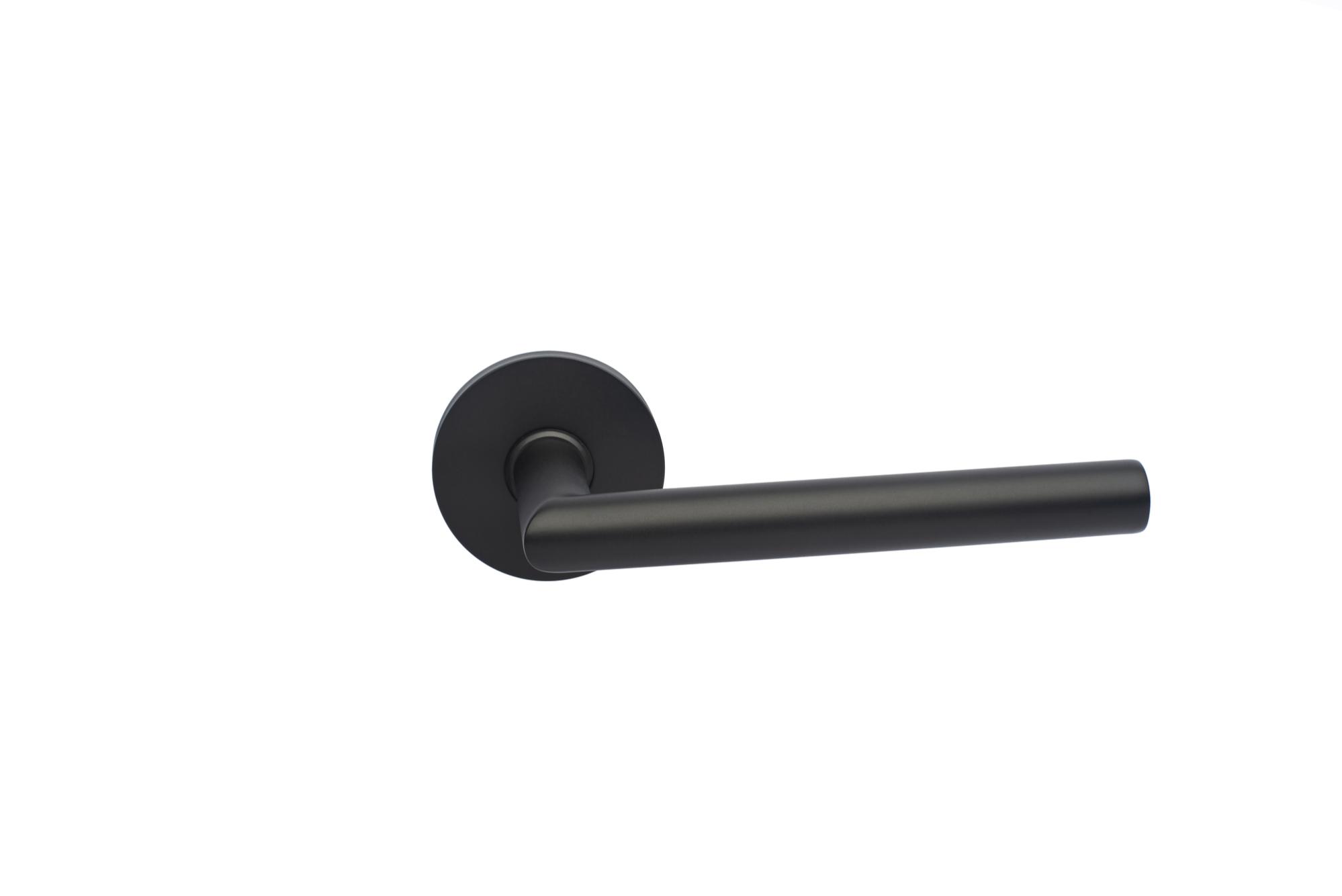 Béquille ronde double sur rosace Jade Slim diamètre 16 SL01N - HERACLES - B-INOX-SL01N