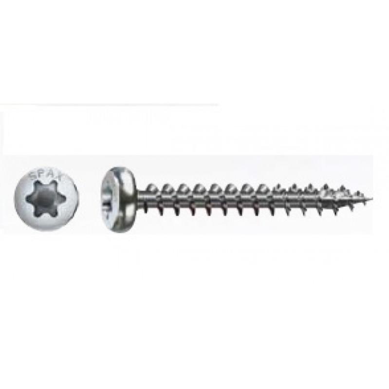Boîte de 200 vis inox A2 tête fraisée 5x40 mm - SPAX - 500403
