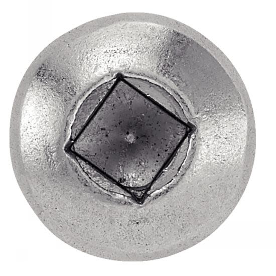 Vis à tôle tête cylindrique bombée carrée inox A2 DIN 7981 4,8X100 boîte de 100 - ACTON - 624164,8X100 2