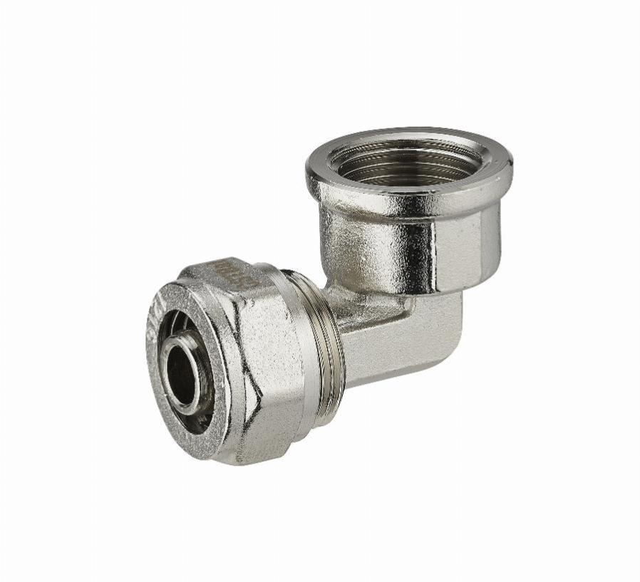 Coude à compression pour tube multicouche NOYON & THIEBAULT - Ø 20 mm à visser femelle F1/2' (15x21) - 3940-1520L1