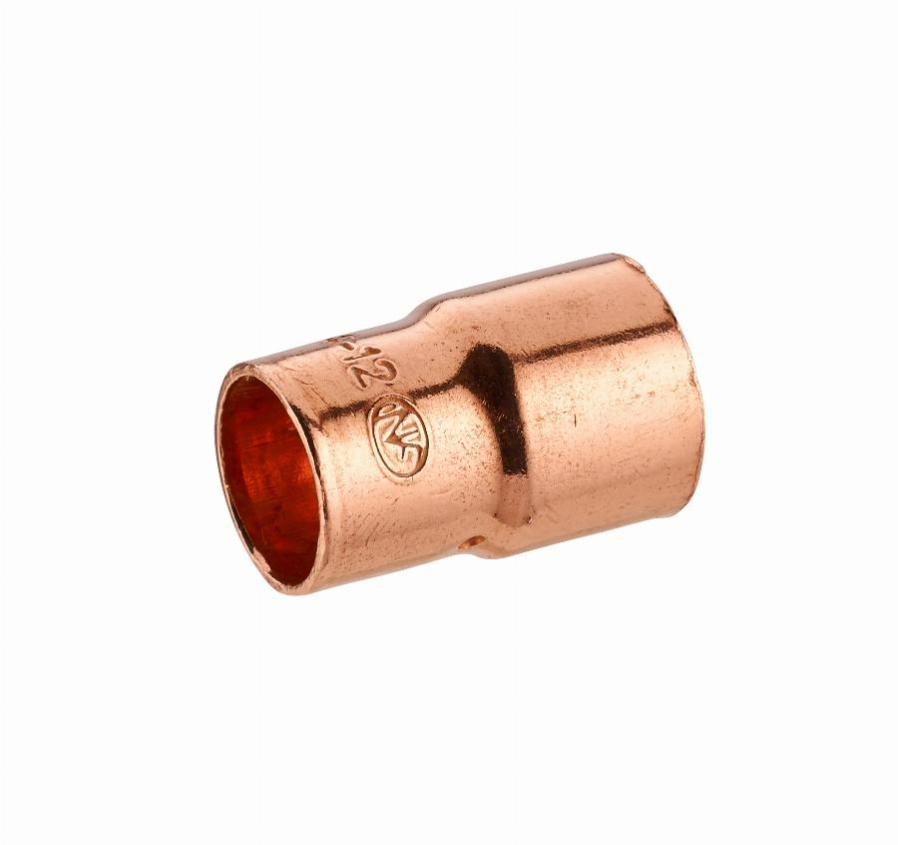 Manchon cuivre à souder double femelle réduit NOYON & THIEBAULT - Ø 16 mm - Ø 12 mm - 929-1612L1