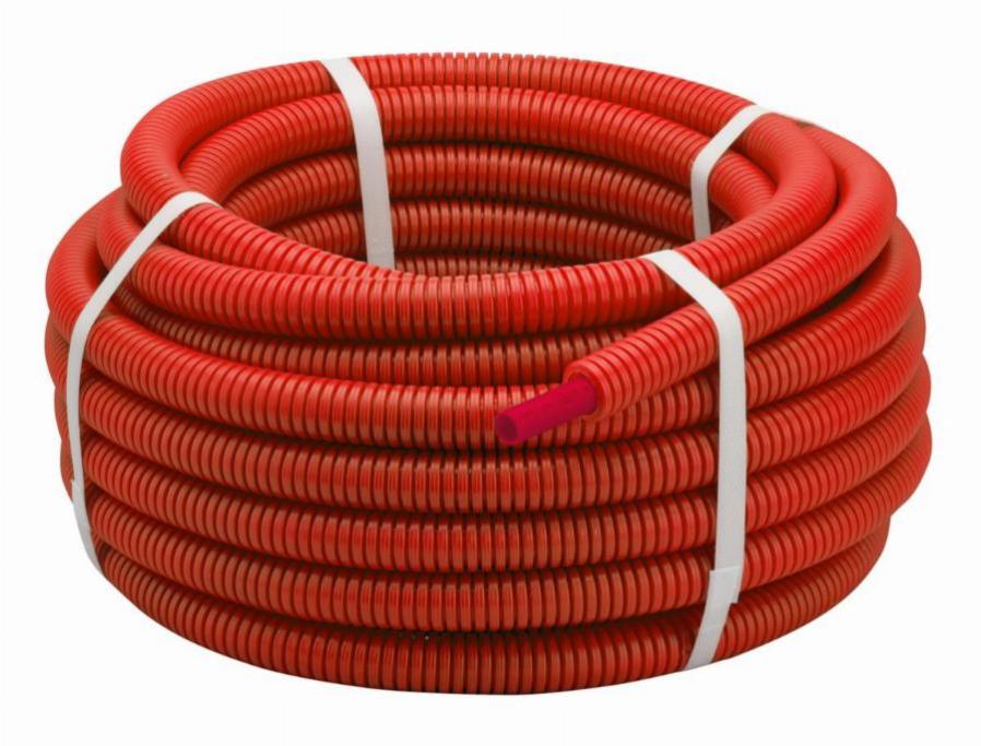 Tube PER gainé rouge NOYON & THIEBAULT - Ø 20 - L 25 m - R1820-25