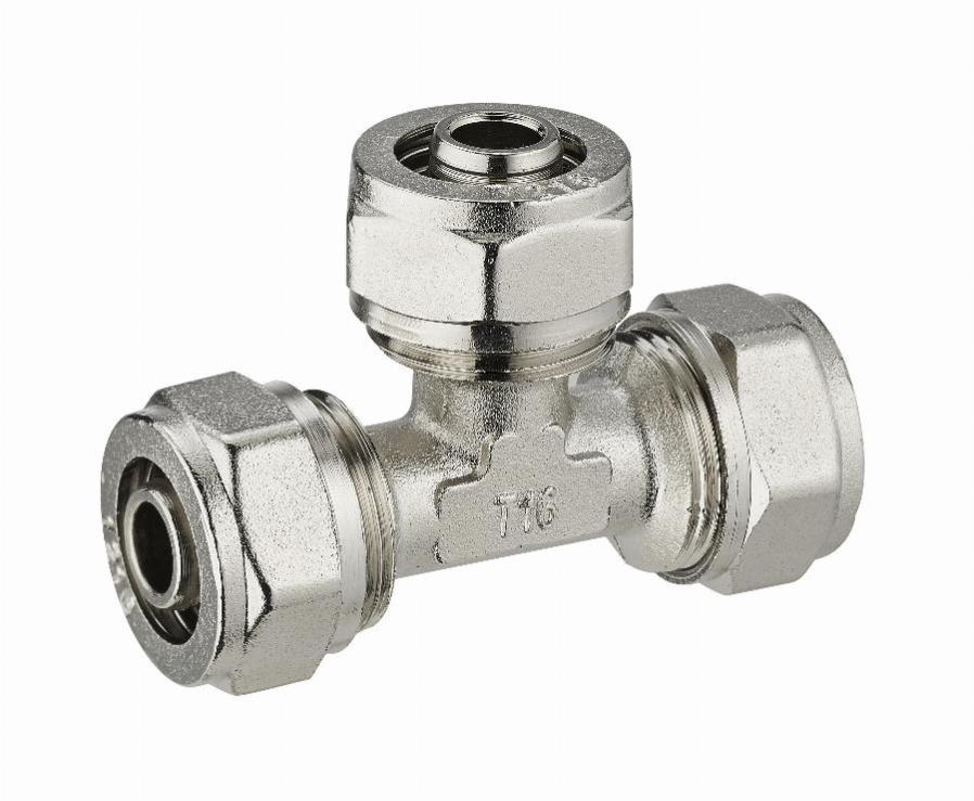 Té égal à compression pour tube multicouche NOYON & THIEBAULT - Ø 20 mm - 3980-20L1