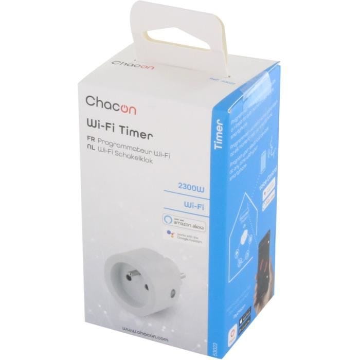CHACON - Prise WiFi mini On/Off CHACON -10A - FR 4