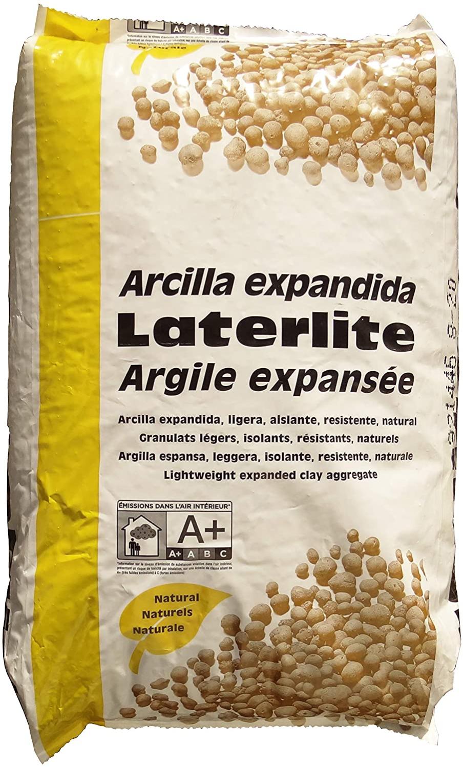 50 litres de Billes d’Argile de 3 à 8 mm – A Forte Rétention d’Eau – Spécial Jardinage - Laterlite