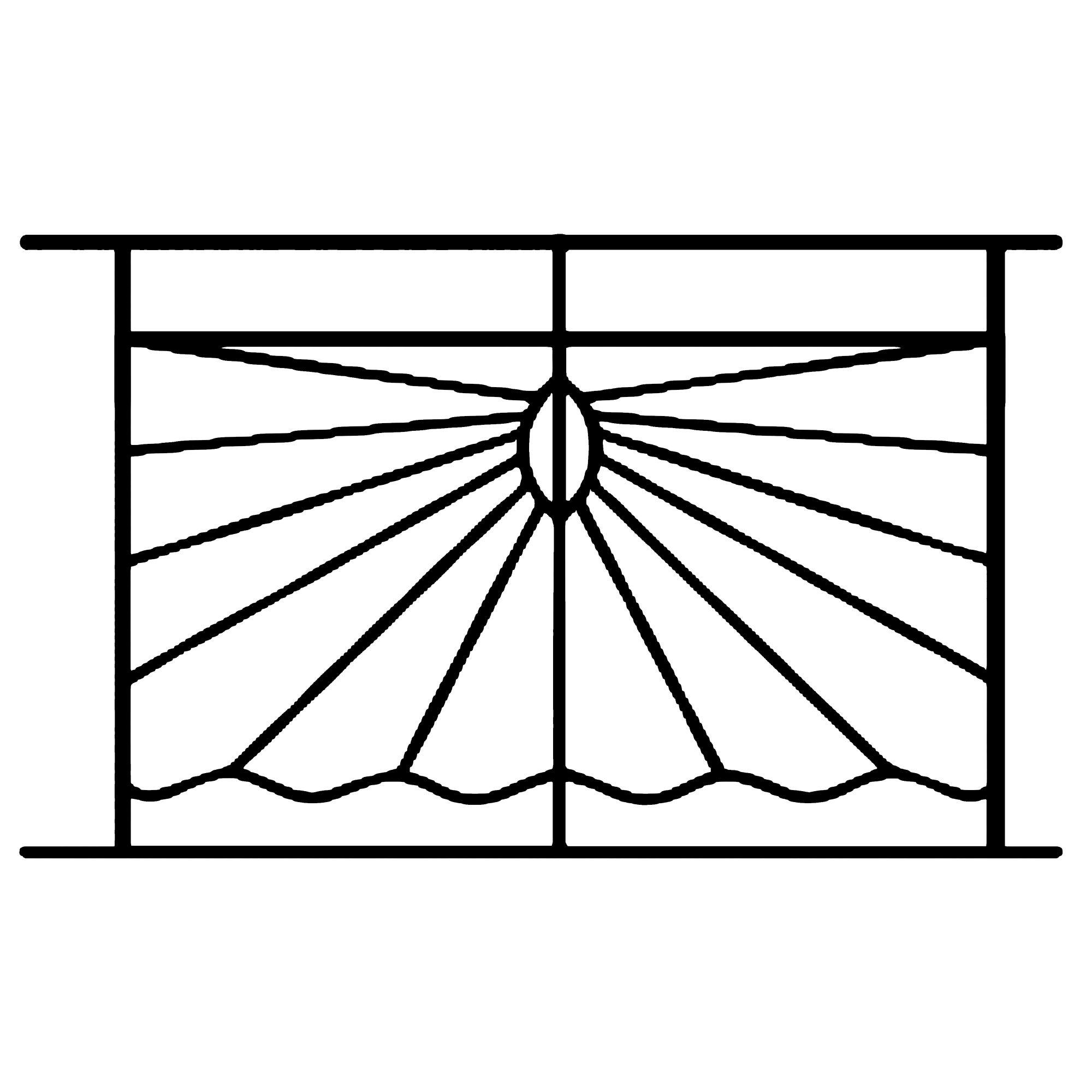 Grille de Defense Solazur pour Fenetre H= 135 cm x L= 120 cm (côte tableau) 1