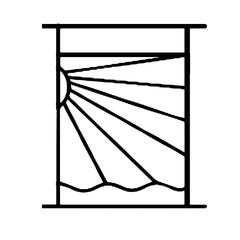 Grille de Defense Solazur pour Fenetre H= 135 cm x L= 60 cm (côte tableau) 1