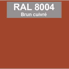 Closoir de Faîtage - Rouge - 300 mm X 5 ml - Souple ventilé Aluminium et Fibre - ral 8004 1