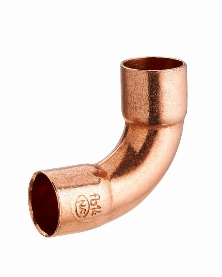 Courbe cuivre à souder 90° grand rayon double femelle égal NOYON & THIEBAULT - Ø 18 mm - 942-18L1
