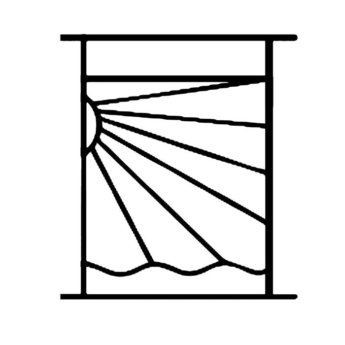 Grille de Defense Solazur pour Fenetre H= 125 cm x L= 60 cm (côte tableau) 1