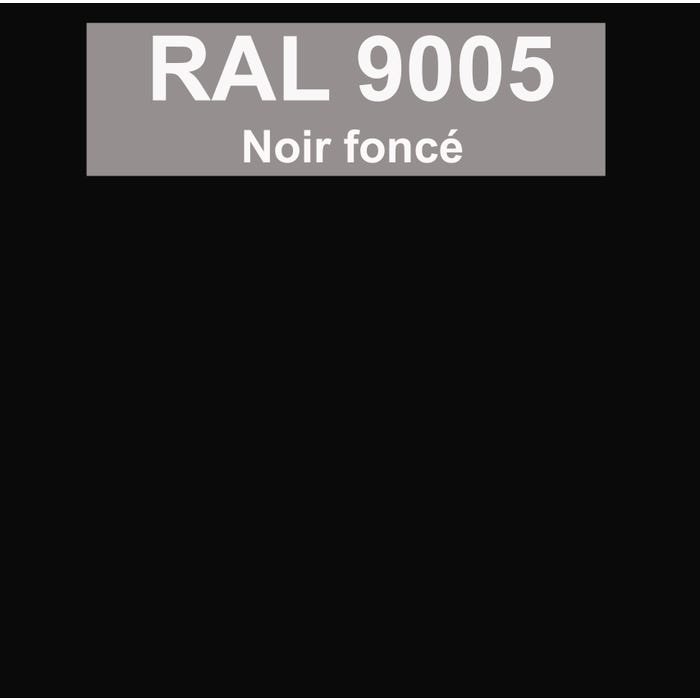 Closoir de Faîtage - Noir - 300 mm X 5 ml - Souple ventilé Aluminium et Fibre - ral 9005 1