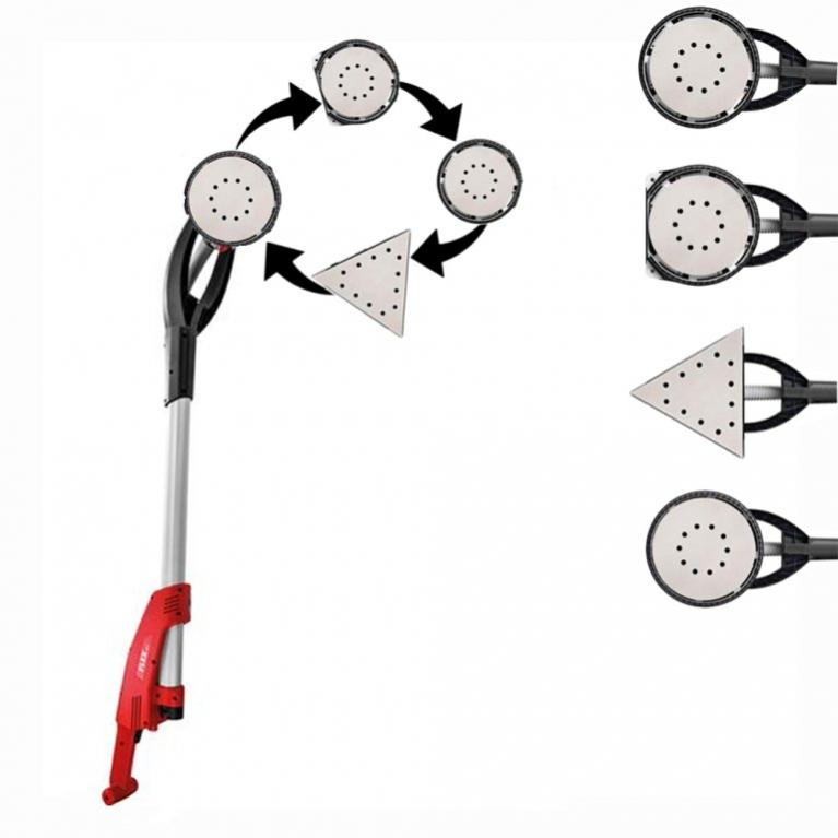 Girafe ge7 + housse + aspirateur 30 l vce 33 ac + 4 têtes de ponçage flex - 920113