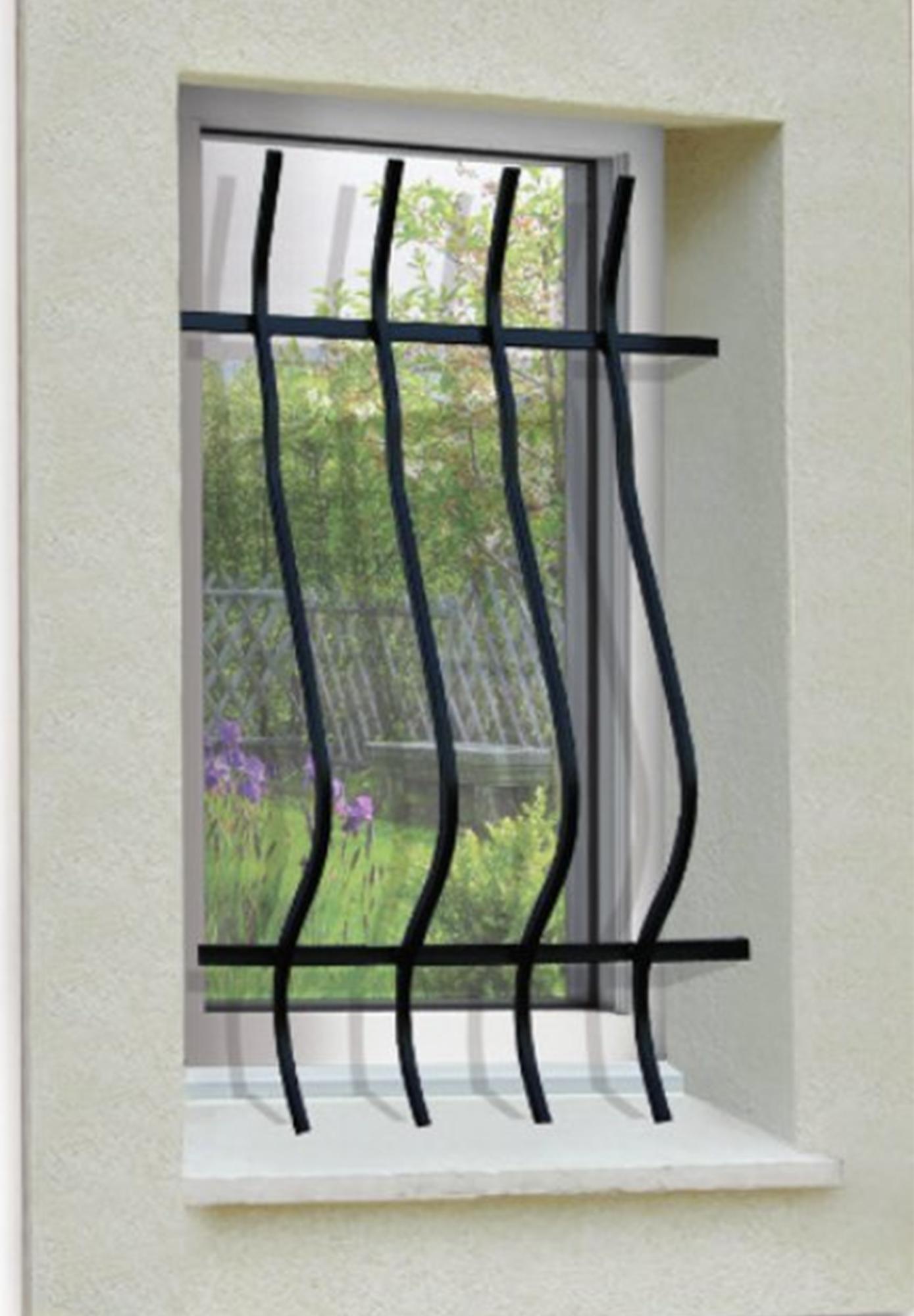 Grille de Defense Galbee pour Fenetre H= 125 cm x L= 80 cm (côte tableau)