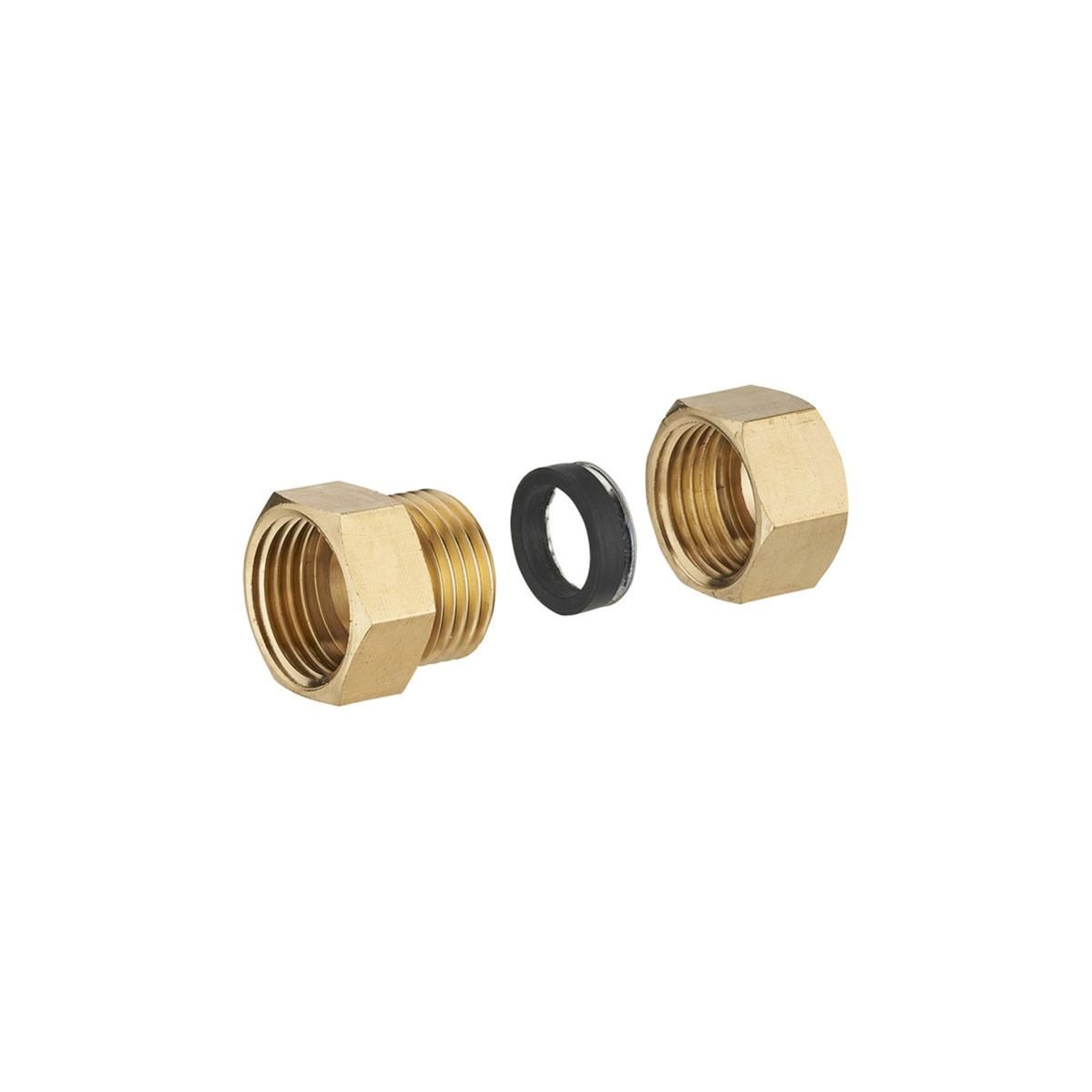 Raccord laiton à joint mixte femelle F1/2' (15x21) pour tube cuivre NOYON & THIEBAULT - Ø 14 mm - 413G-1514L1