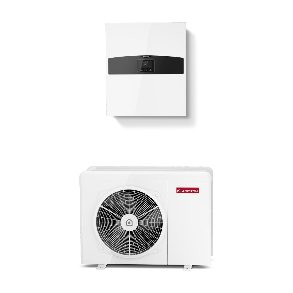 Pompe à chaleur Connecté Air / Eau monobloc Nimbus Plus M avec appoint électrique Ariston 3,5 kW Monophasé