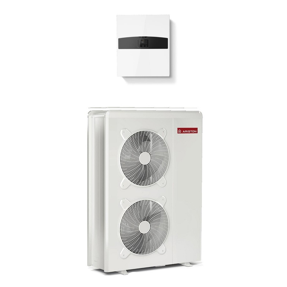 Pompe à chaleur Connecté Air / Eau monobloc Nimbus Plus M avec appoint électrique Ariston 15 kW Monophasé