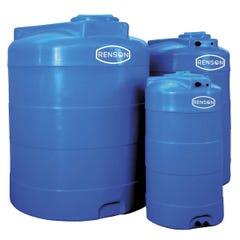 Cuve récupération eau de pluie verticale en polyéthylène bleue 750L RENSON 0