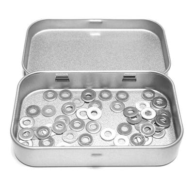 Rondelle Plate Extra Large M4 : Boite 50pcs, Inox A2