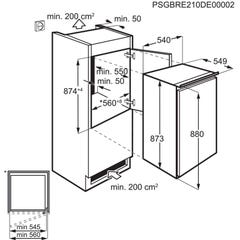 Réfrigérateurs 1 porte 142L Froid Statique ELECTROLUX 54.8cm E, LRB2AE88S 2
