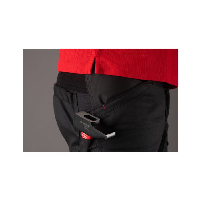 Pantalon de travail stretch avec renforts entrejambe STEPS gris sombre FACOM 4