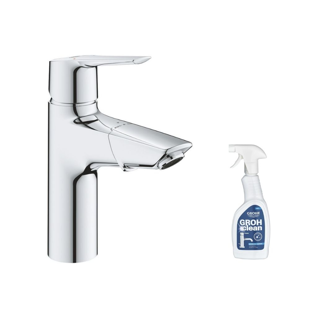 GROHE Mitigeur lavabo Start 2021 monocommande taille M bec extractible avec nettoyant GrohClean