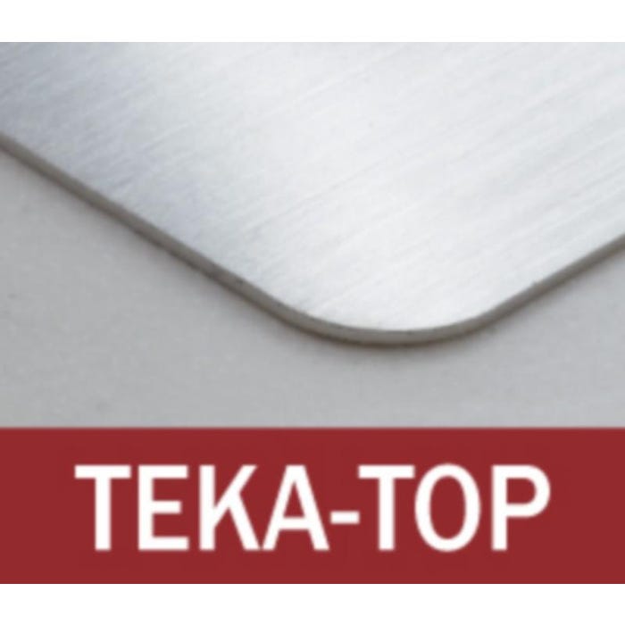 Cuve à encastrer en inox satiné TEKA Top, semi-affleurante, éclairage LED, vidage automatique, sous évier 45 cm 1