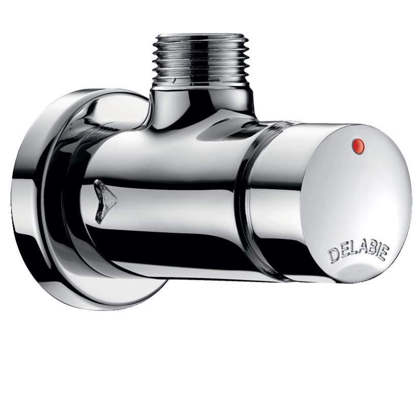 Robinet de douche temporisé TEMPOSOFT 2 équerre - DELABIE - 748800