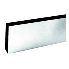Plinthes de protection de porte épaisseur 0,8 mm en inox poli F17 - 920 x 150 mm