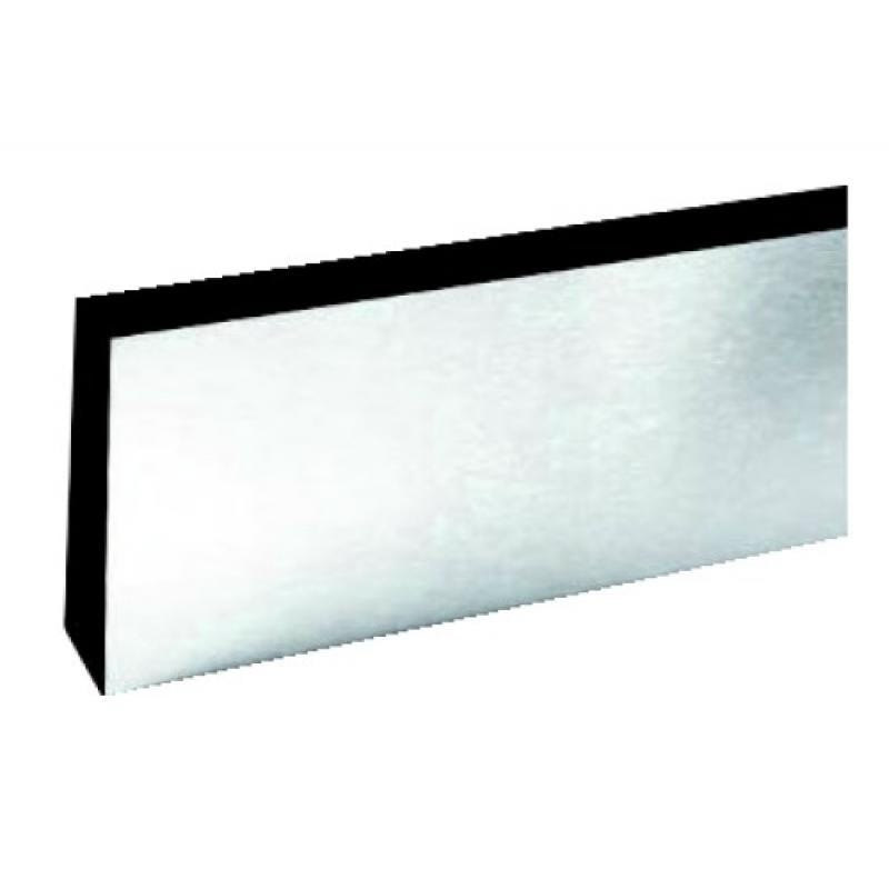 Plinthes de protection de porte épaisseur 0,8 mm en inox poli F17 - 720 x 150 mm 0