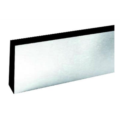 Plinthes de protection de porte épaisseur 0,8 mm en inox poli F17 - 720 x 150 mm