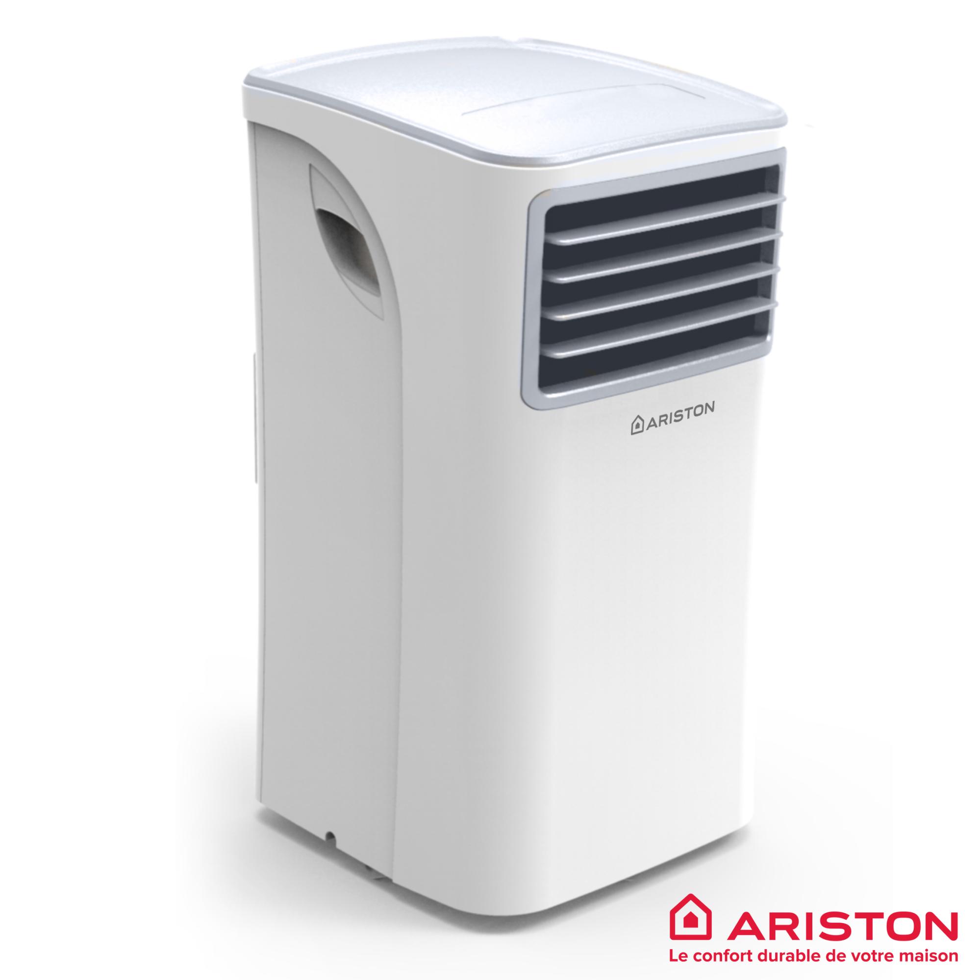 Climatiseur Mobile Compact 3 en 1, Mobis 9 ARISTON, 9.000 Btu/h, Air Pur, Classe Energétique A