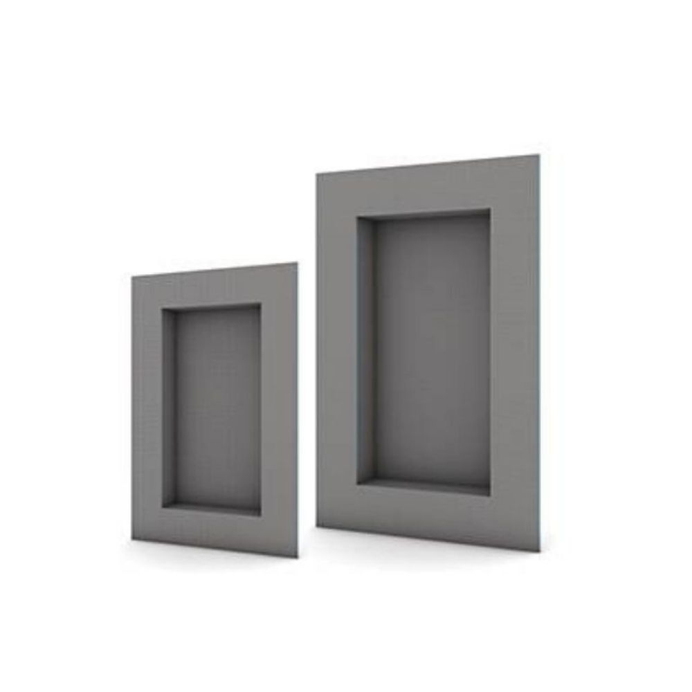Wedi - Niche pour salle de bain Sanwell, 45,4 x 65,4, Avec revetement carbon noir