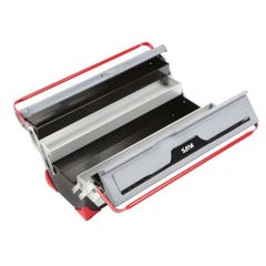 Caisse à outils bi-matière 5 cases - SAM OUTILLAGE - BOX-1 0
