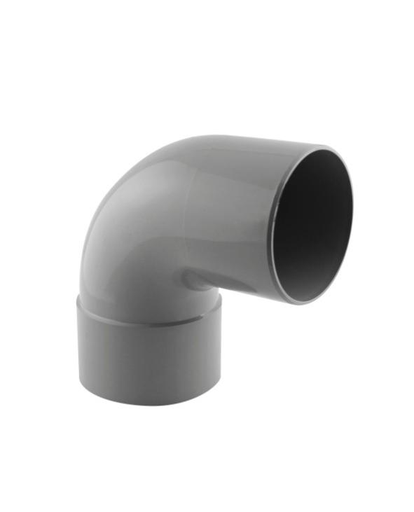 Coude PVC 90° mâle femelle Ø100 Labélisé NF