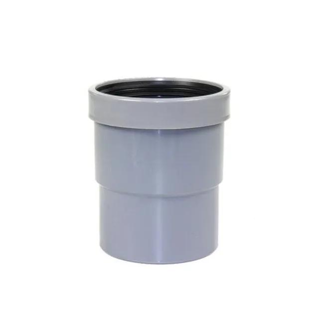Manchon de dilatation simple pour canalisations - Mâle/Femelle - ø 125 mm -  Gris