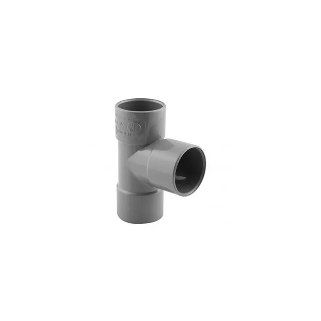 Coude PVC 90° mâle femelle Ø40 Labélisé NF