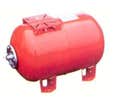 Réservoir pression à vessie interchangeable horizontal 10 bars - capacité de 60 litres - l : 680 mm - h : 415 mm