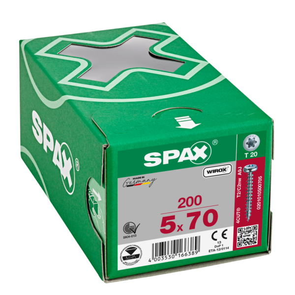 Vis SPAX Pan-Head 50x 70 T-STAR+ Wirox HP (Par 200) 5