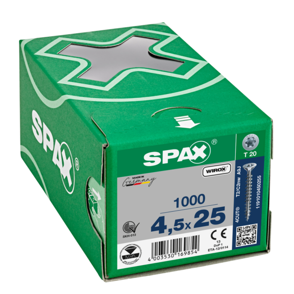 Vis SPAX SeKo T-STAR+ 45x 25 Wirox HP (Par 1000) 5