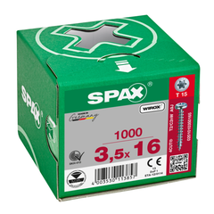 Vis SPAX Pan-Head 35x 16 T-STAR+ Wirox HP (Par 1000) 5